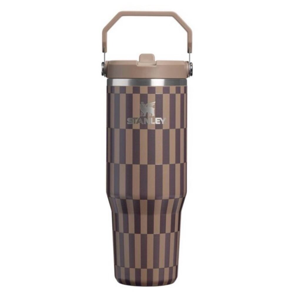 Stanley Ice Flow Flip Straw Tumbler 30oz, SMOKEY TAUPE TILE